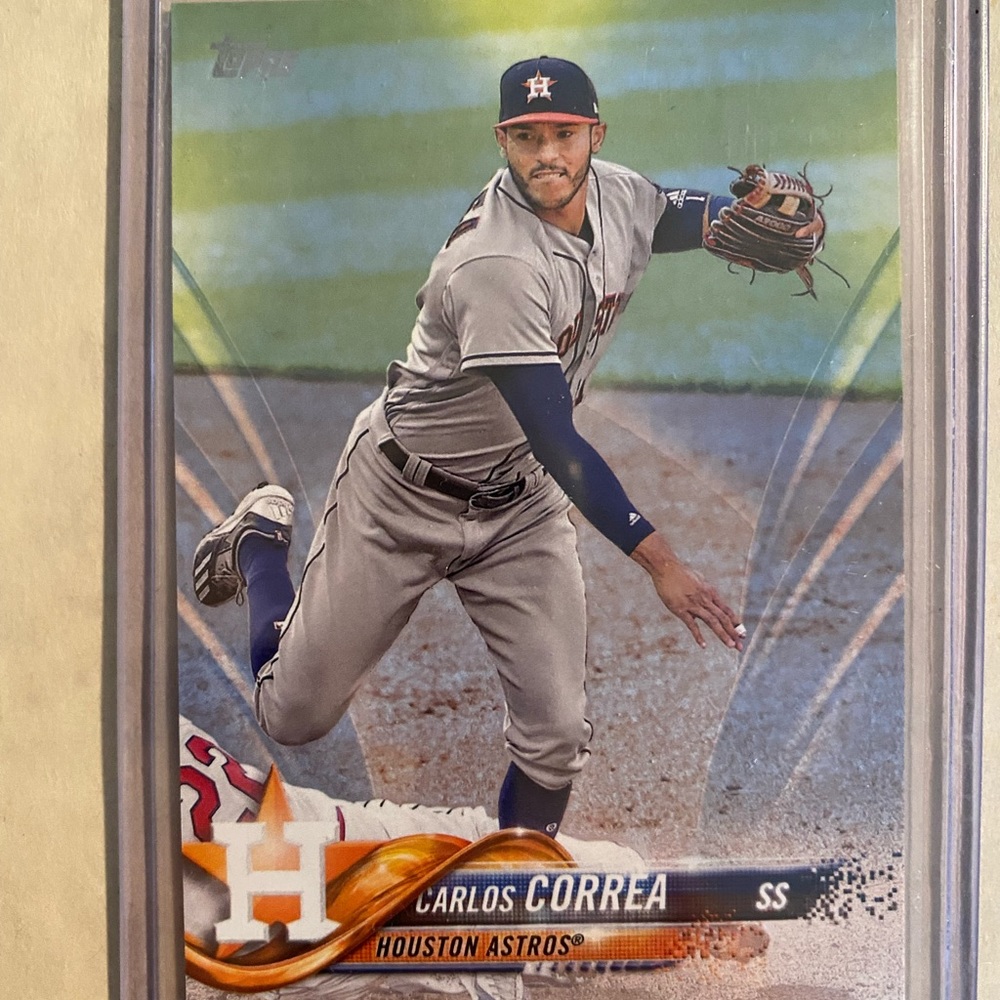 RARE 2018 Topps Carlos Correa Father’s Day Blue /50